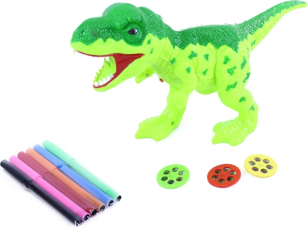 Interaktív dinoszaurusz vetítő