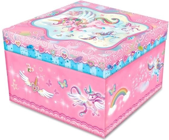 Mozgó ékszerdoboz egyszarvúval