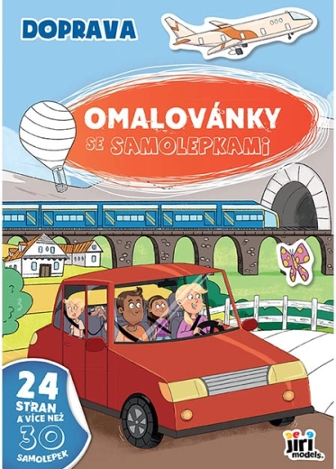 A4-es színező matricákkal – Közlekedés