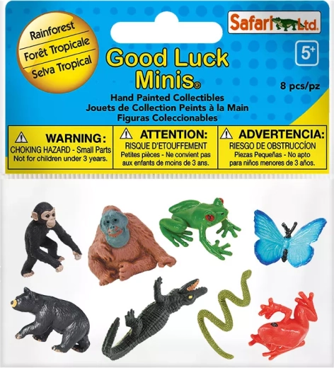 Safari Ltd. Good Luck Minis funpack esőerdő