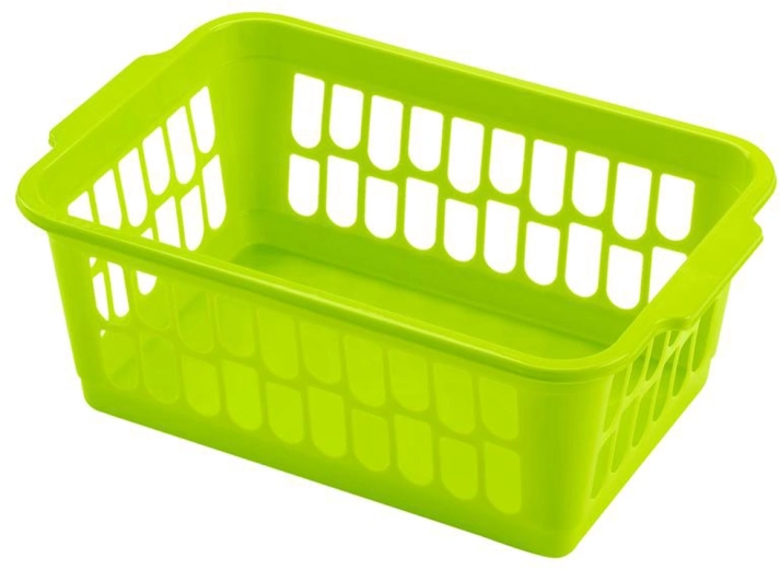 Műanyag kosár 30 × 20 × 11 cm, vegyes színek