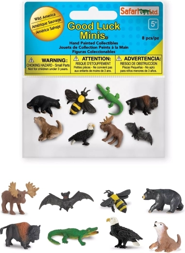 Vad Amerika – Safari Ltd. Good Luck Minis funpack (8 mini figura)