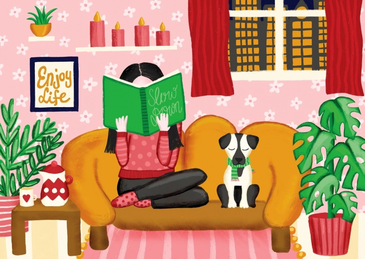 Nyugtató kirakó 1000 darabbal