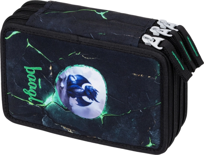 Háromszintes iskolai tolltartó sárkánymotívummal BAAGL