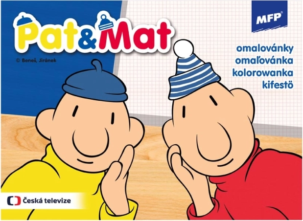 PAT A MAT színező MFP, A5, 16 oldal