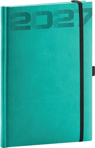Notique heti naptár Aprint Top 2027 türkiz 15 × 21 cm