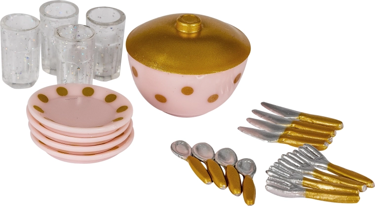 Lundby étkezőgarnitúra babaházhoz