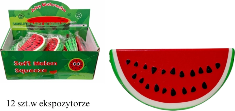 Antistressz nyomkodós gniotek dinnyeszelet formában