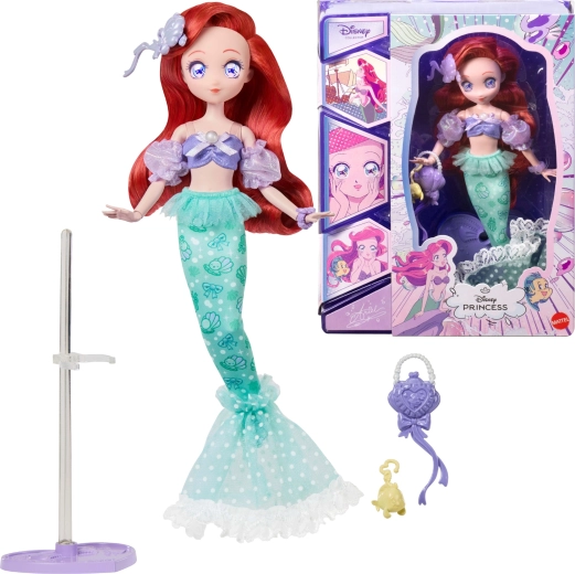 Disney Collector Ariel manga gyűjtői baba kiegészítőkkel