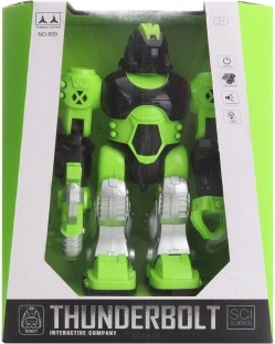 Zöld, elemes robot