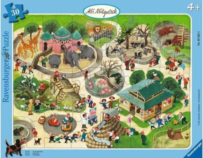 Ravensburger Puzzle Állatkerti látogatás 30 darab