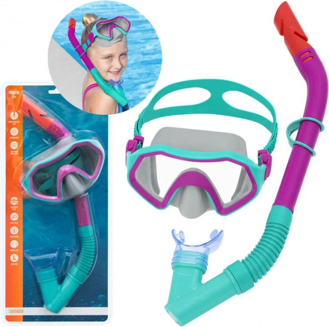 Bestway Hydro Swim maszk és snorkel gyerekeknek – Türkiz