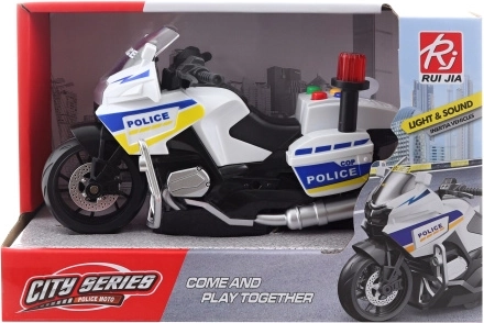 Rendőrségi motorkerékpár elemmel - 1 db
