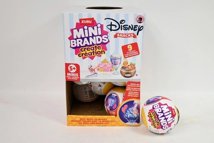 ZURU Mini Brands Create Disney Snacks meglepetésgolyó