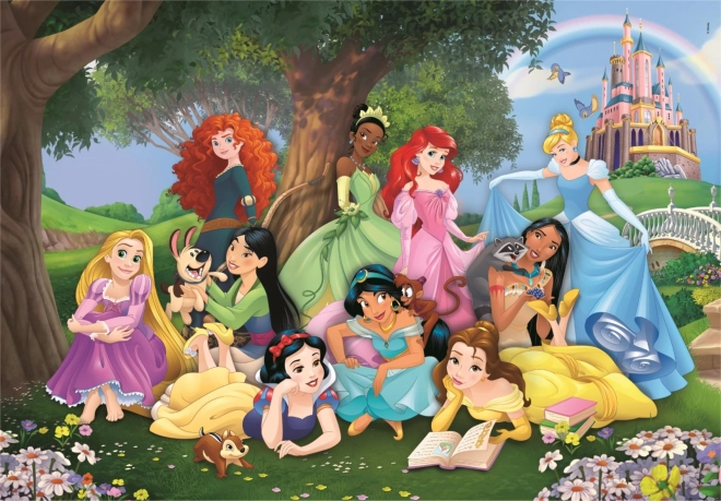 CLEMENTONI Disney hercegnők puzzle, 104 darab