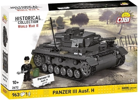 COBI Panzer III Ausf. H – 963 darabos építőkészlet (1:28)