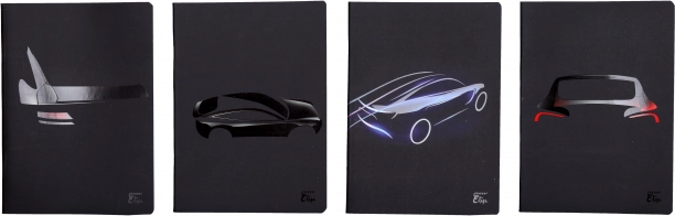 Vonalas füzet A4 Autók 40 lap