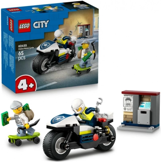 LEGO City – rendőrségi motorkerékpár: üldözés