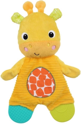 Bright Starts Snuggle & Teethe plüss rágóka – elefánt babáknak