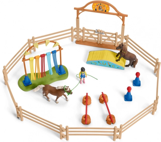 SCHLEICH Farm World® 42481 Agility edzés póniknak