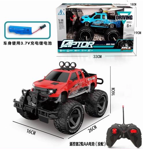 Távirányítású terepjáró Jeep Raptor 1:14