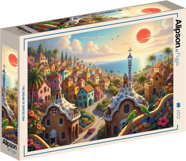 Alipson puzzle Álmodozás Barcelonáról 500 darabos
