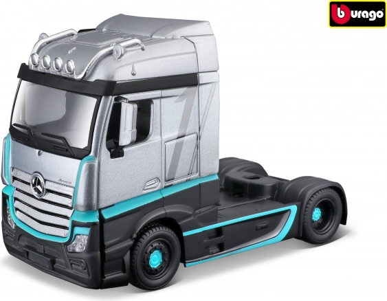 Bburago Mercedes‑Benz Actros Gigaspace 1:43 fém nyergesvontató modell