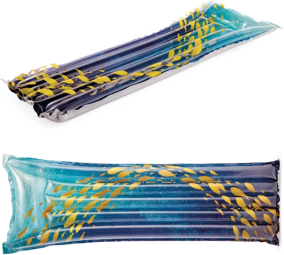INTEX felfújható matrac halacskákkal 183 × 69 cm