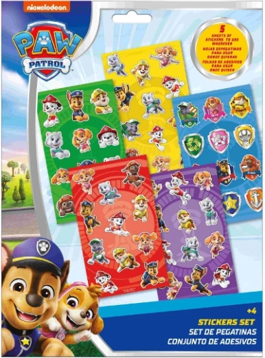 PAW PATROL matricák – 92 darabos készlet