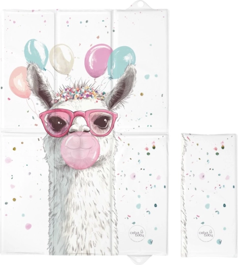 Ceba baby utazós pelenkázó alátét basic crazy lama 60 × 40 cm