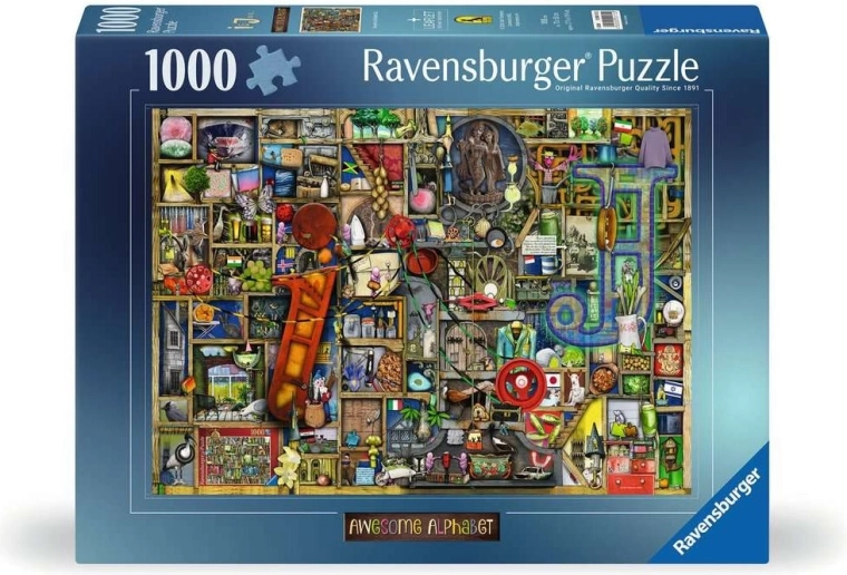 Ravensburger puzzle Csodálatos ábécé – I és J betű, 1000 darab
