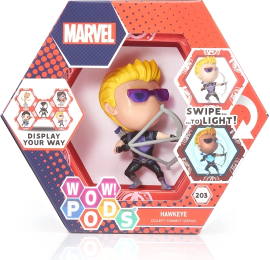 Világító gyűjtői figura WOW PODS Marvel – Hawkeye