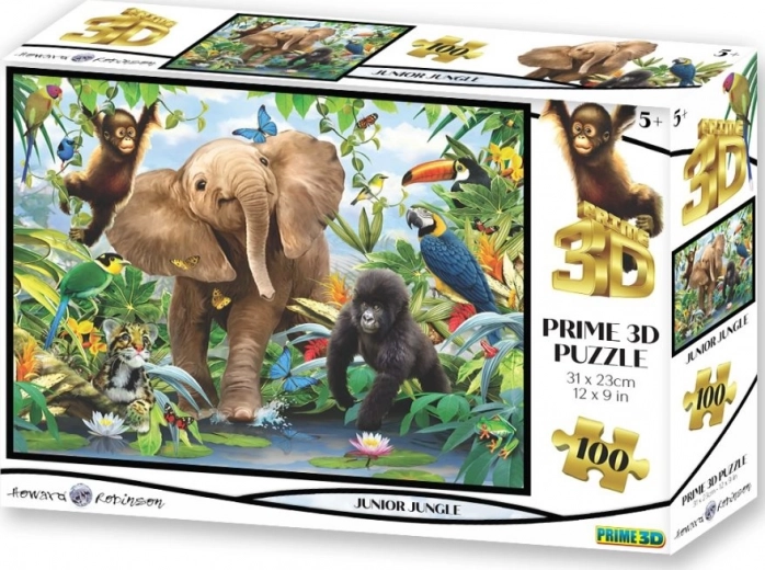 PRIME 3D puzzle Dzsungel 3D 100 darab