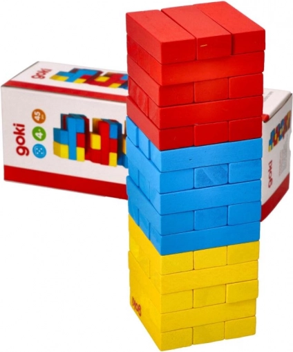 Goki egyensúlyozó torony fából