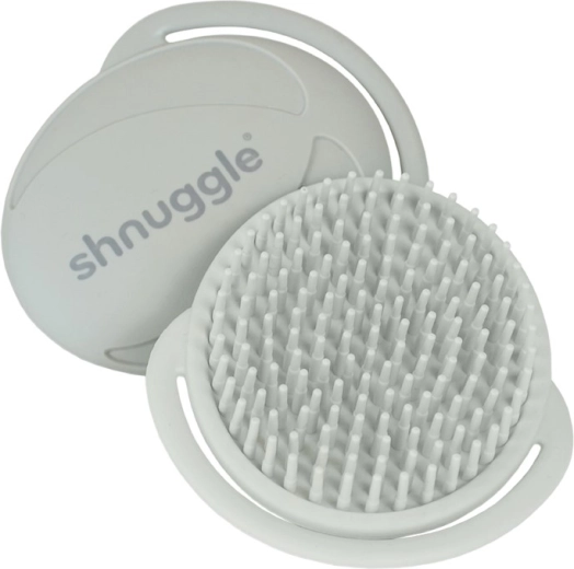 Shnuggle babaszilikon fejbőr kefe szürke