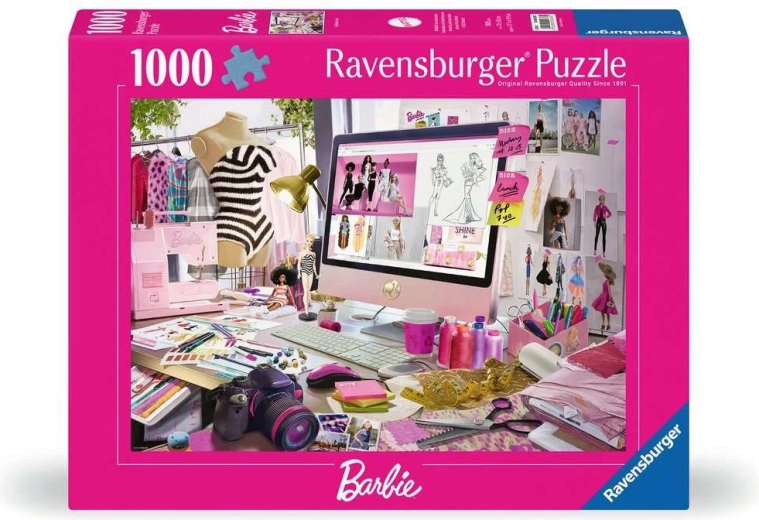 Ravensburger puzzle Barbie: Divatikon 1000 darabból