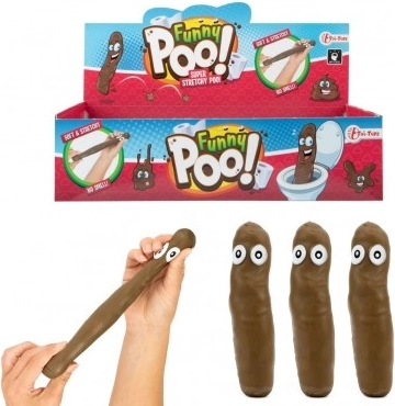 Antistressz formázható gumi kaki 15 cm - 1 darab