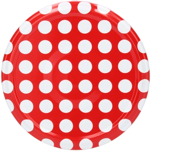 82 mm-es befőzőfedél-készlet zöldborsó mintával, 10 db