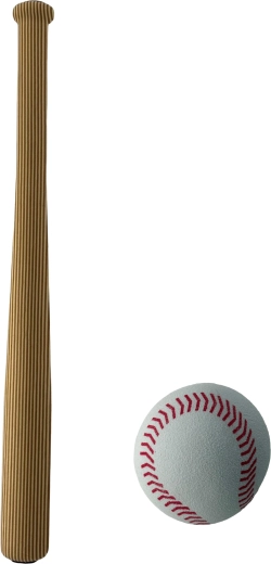 SPORTO baseballütő faerezetes dekorral