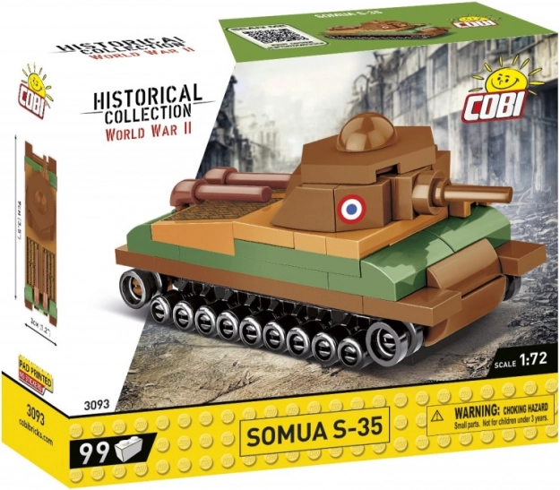 COBI Historical Collection Somua S-35 1:72 építőkészlet