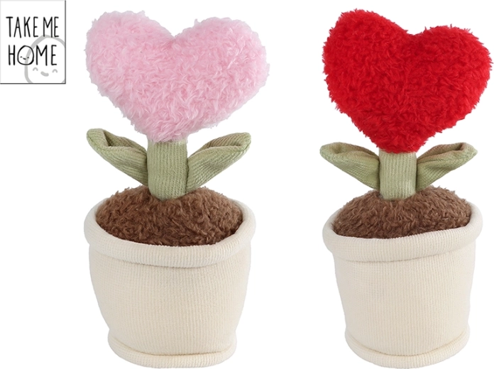 Plüss szívecske Take Me Home 16,5 cm