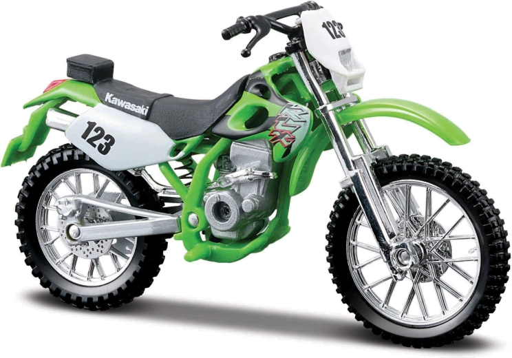 Maisto Kawasaki KLX 250SR motorkerékpár 1:18