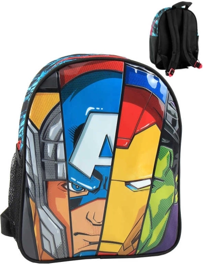 Avengers gyerek hátizsák 25 × 31 × 10 cm italtartóval