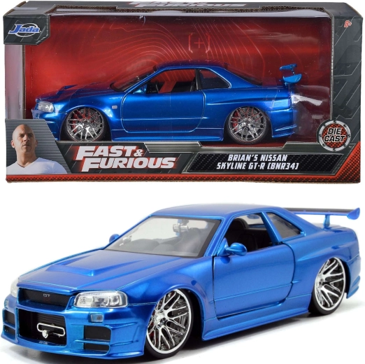 NISSAN Skyline autómodell Fast & Furious 19 cm