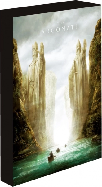 Világító LED kép A Gyűrűk Ura – Argonath 30 × 40 cm
