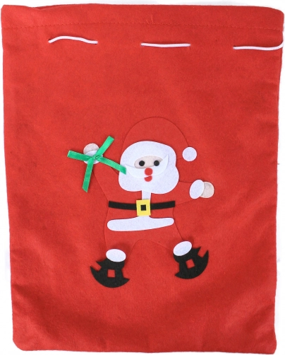 Karácsonyi zsák Mikulással