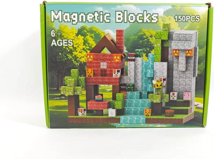 Mágneses 3D kockák – 150 darabos készlet