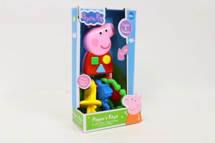Peppa Pig hangot adó kulcsok - 1 darab