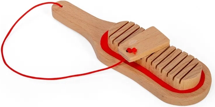 Bigjigs Toys fa guiro – natúr kivitel