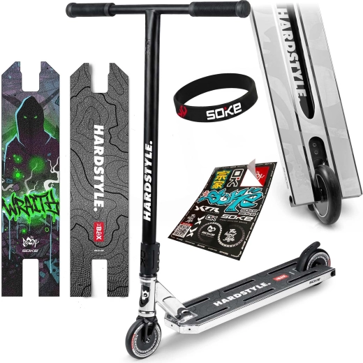 Soke BOX freestyle roller – ezüst-fekete
